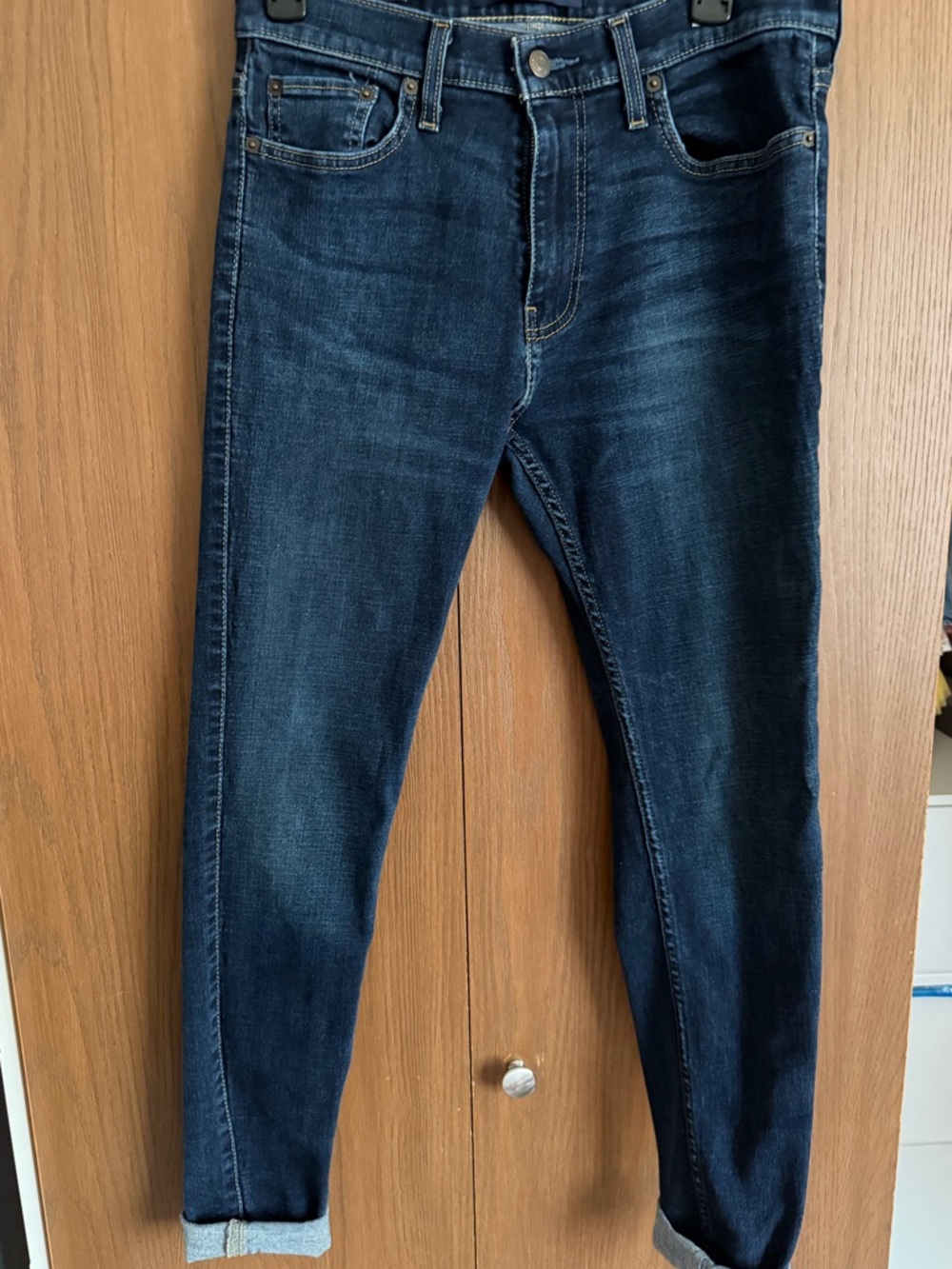 Hollister Super Skinny Jeans in Dark Indigo Blue